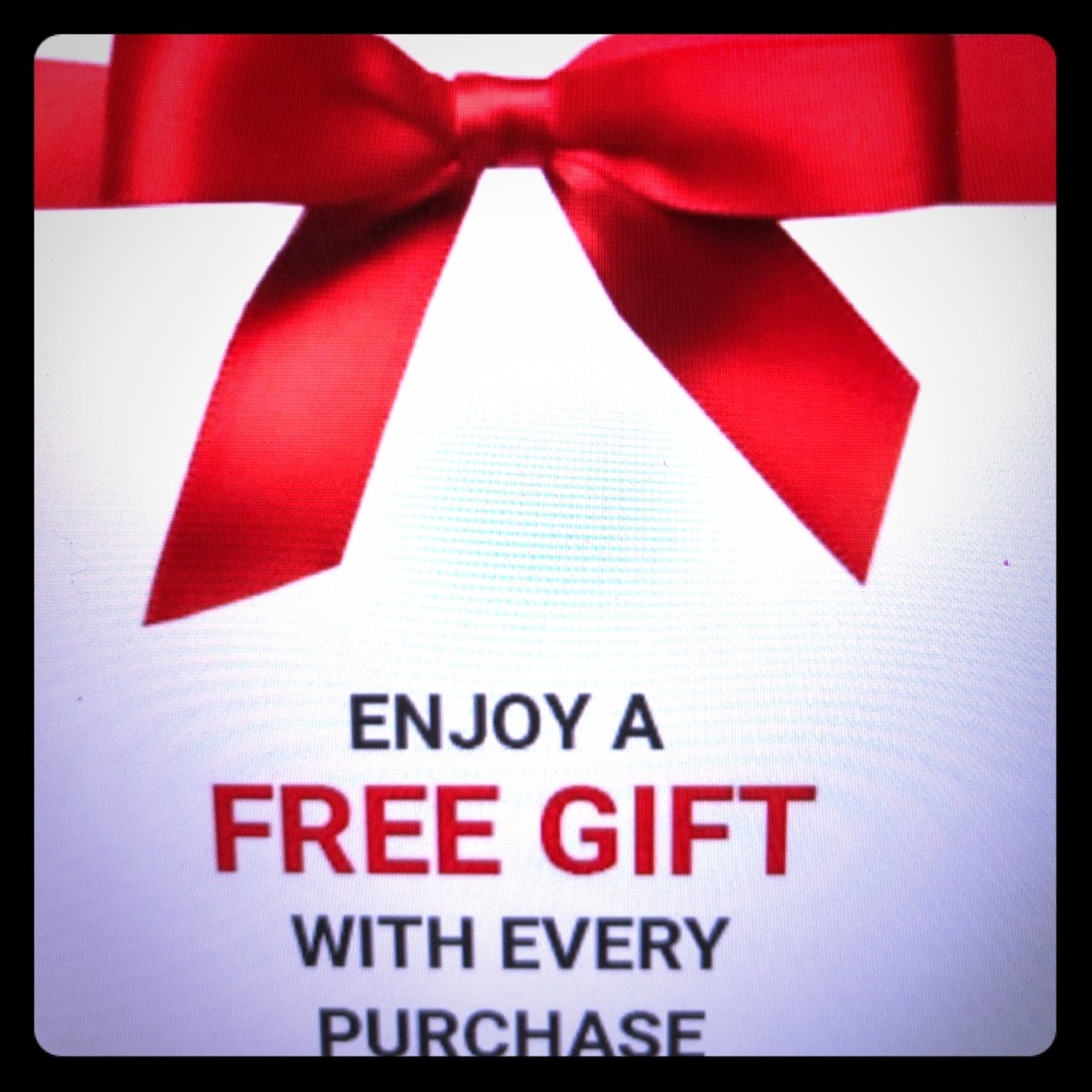 Free gift with every purchase